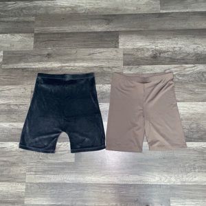 Bundle biker shorts. Like new.
